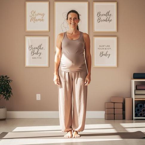 Dziecko leżące na macie obok mamy, podczas wspólnej sesji jogi, symbolizujące więź między matką a dzieckiem.